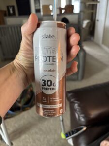 Chocolate protein shake