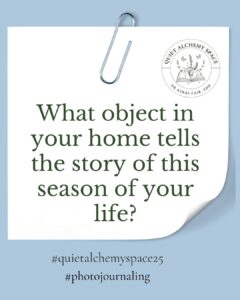 Photo journal prompt from instagram series