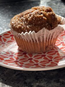 Delicious cinnamon muffin from Trader Joe's 